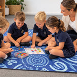 1.8m Recycled Plastic Mats (Set of 4) Primary Colours