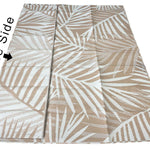 PALM FRONDS - Beige & White (Small)